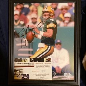 Brett Farve Auto 8x10 COA